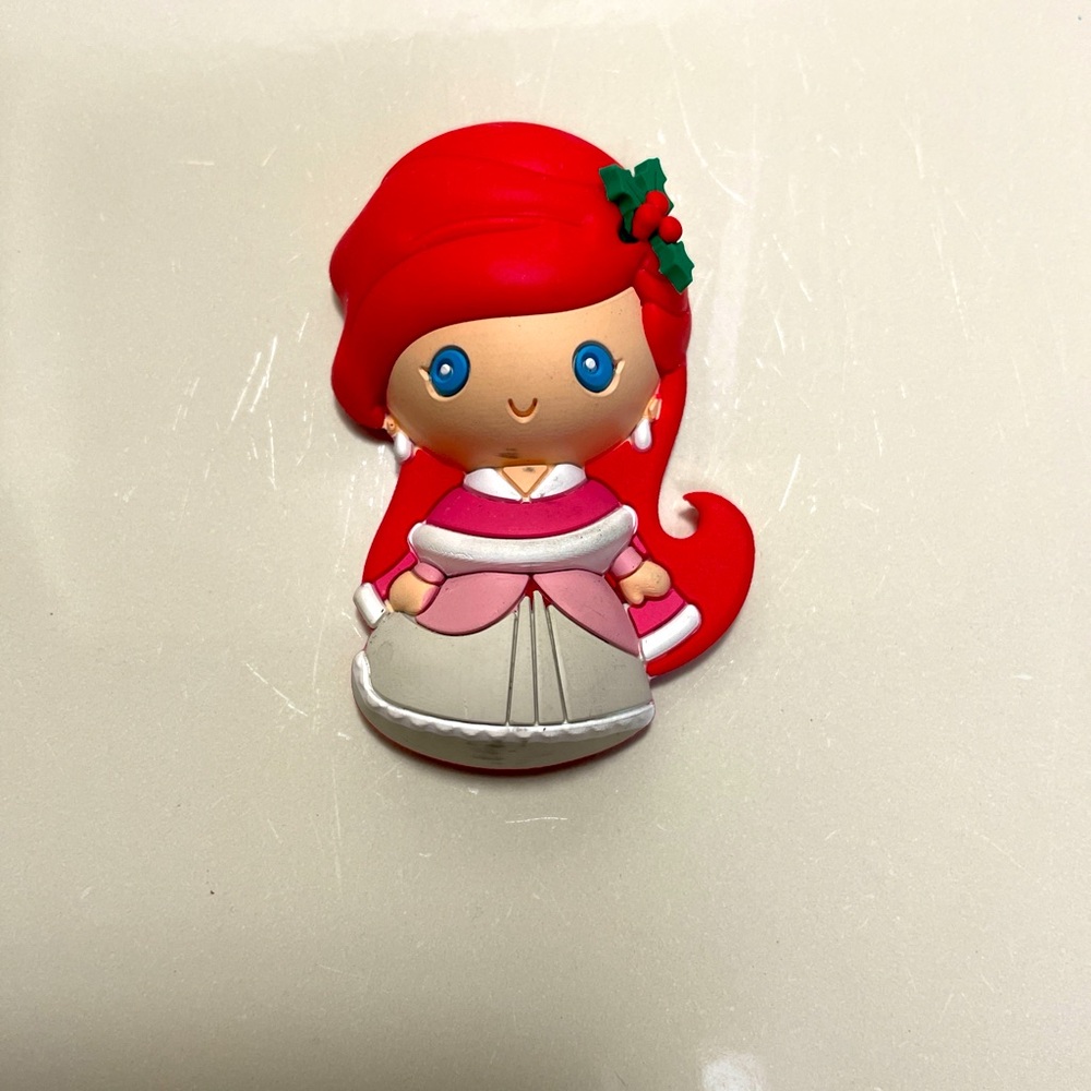 Ariel Christmas magnet